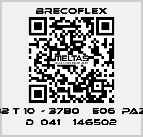 32 T 10  - 3780    E06  PAZ  D  041    146502 Brecoflex