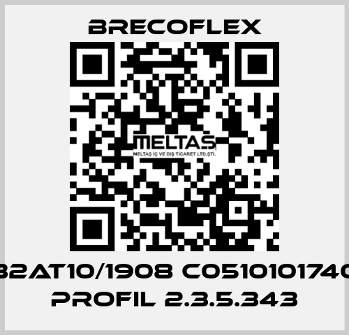 32AT10/1908 C0510101740 Profil 2.3.5.343 Brecoflex