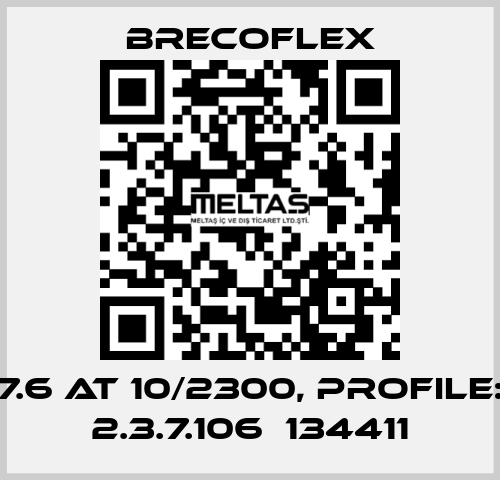 7.6 AT 10/2300, PROFILE: 2.3.7.106  134411 Brecoflex