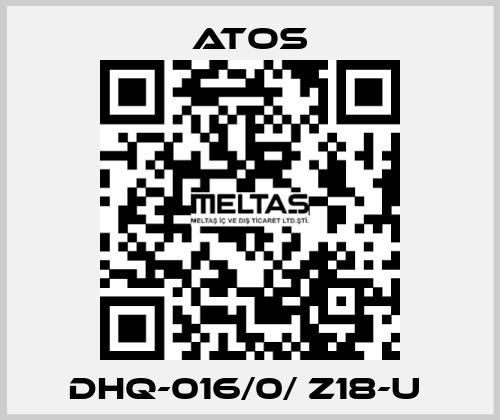 DHQ-016/0/ Z18-U  Atos