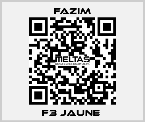 F3 JAUNE  Fazim