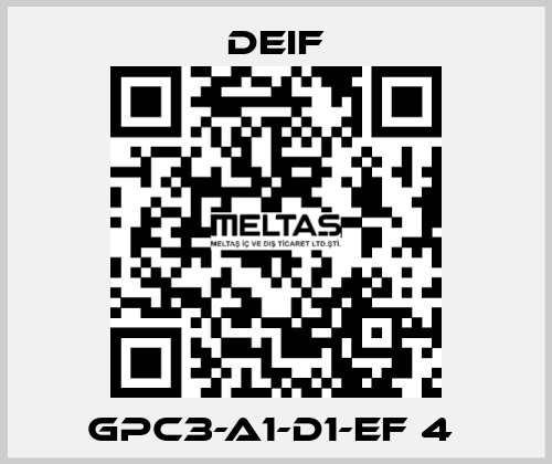 GPC3-A1-D1-EF 4  Deif