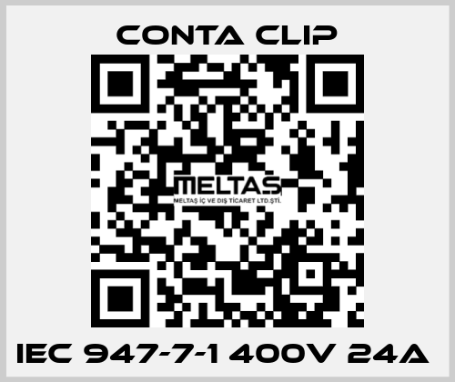 IEC 947-7-1 400V 24A  Conta Clip