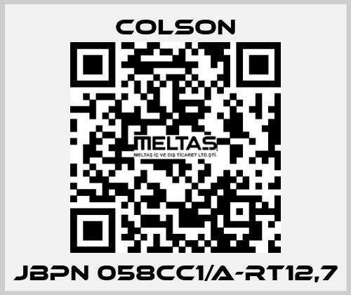 JBPN 058CC1/A-RT12,7 Colson