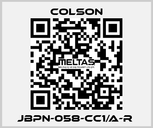 JBPN-058-CC1/A-R  Colson