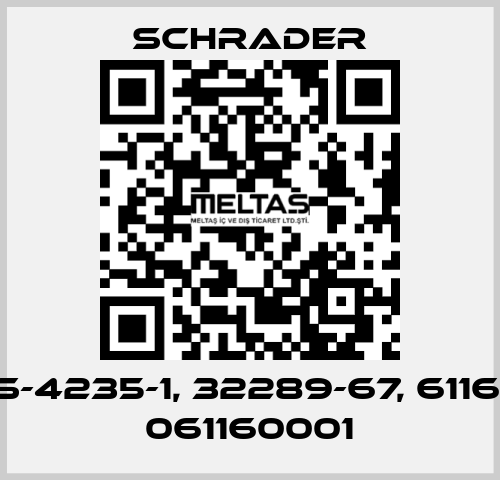 S-4235-1, 32289-67, 6116, 061160001 Schrader