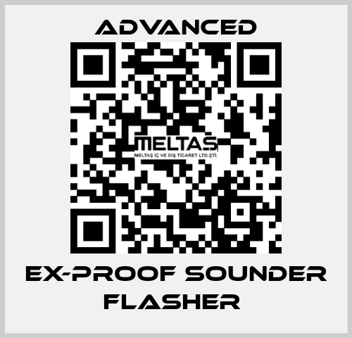 Ex-Proof Sounder Flasher  Advanced