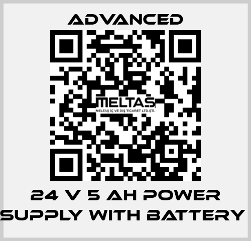 24 V 5 Ah Power Supply with Battery  Advanced