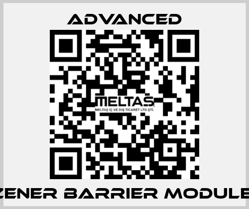 Zener Barrier Module  Advanced