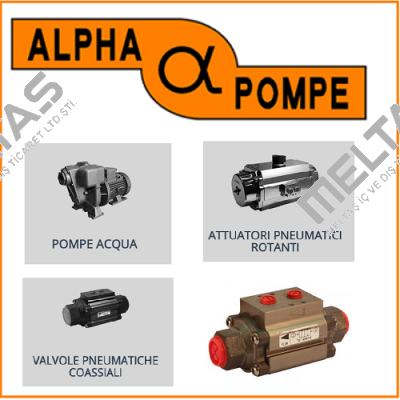 Cover for pump housing for 03RA/GF-T Alpha Pompe