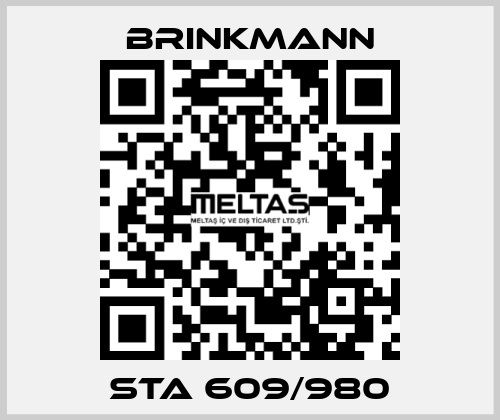 STA 609/980 Brinkmann