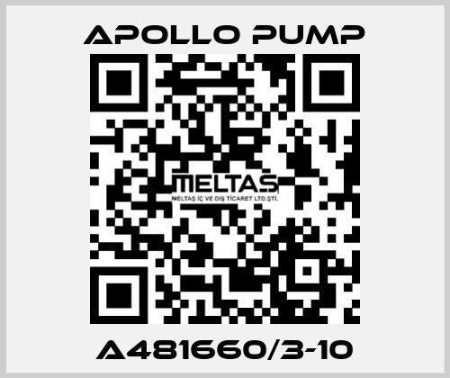 A481660/3-10 Apollo pump