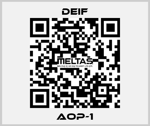  AOP-1 Deif