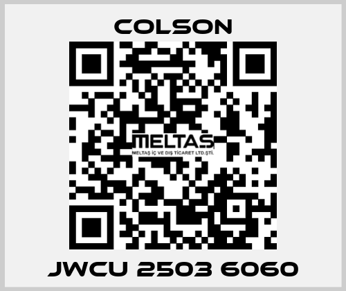 JWCU 2503 6060 Colson