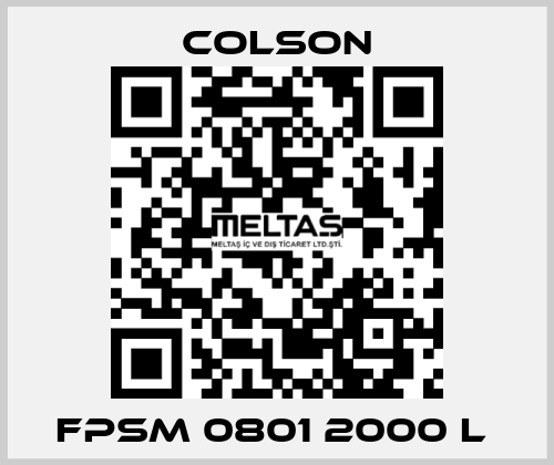 FPSM 0801 2000 L  Colson