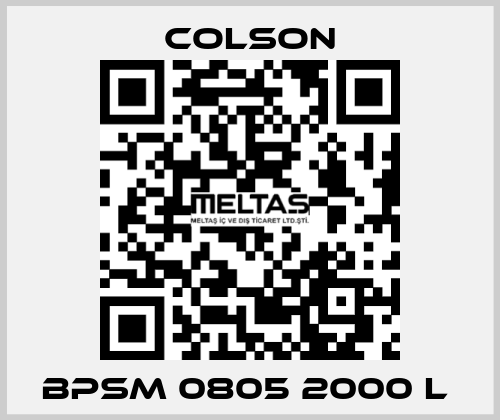 BPSM 0805 2000 L  Colson