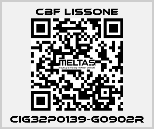 CIG32P0139-G0902R CBF LISSONE