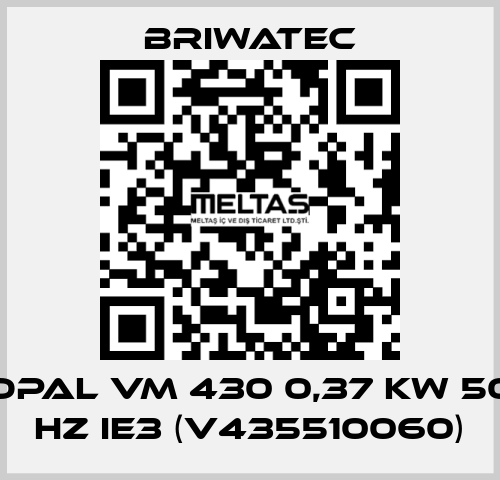 OPAL VM 430 0,37 kW 50 Hz IE3 (V435510060) Briwatec