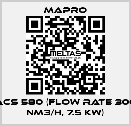 ACS 580 (flow rate 300 Nm3/h, 7.5 kW) Mapro