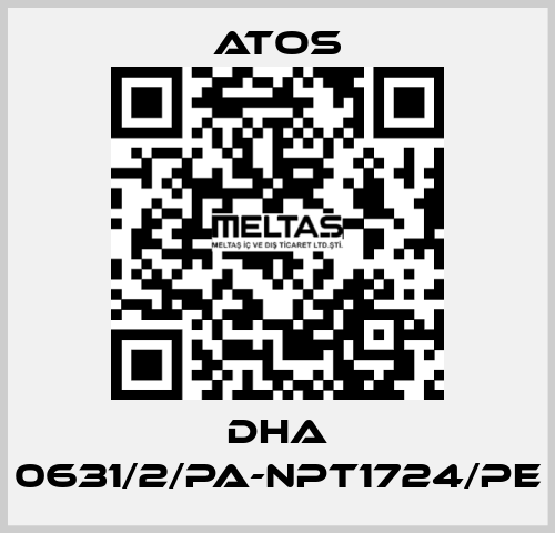 DHA 0631/2/PA-NPT1724/PE Atos