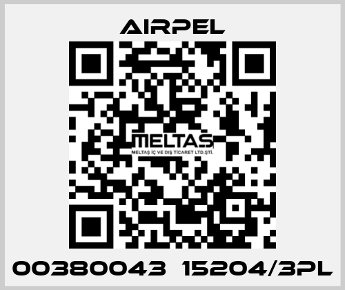 00380043  15204/3PL Airpel