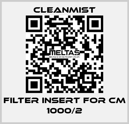 filter insert for CM 1000/2 CleanMist