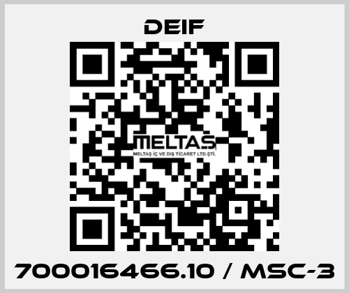 700016466.10 / MSC-3 Deif