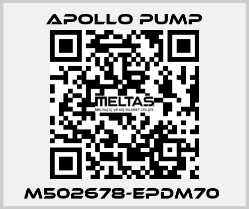 M502678-EPDM70  Apollo pump