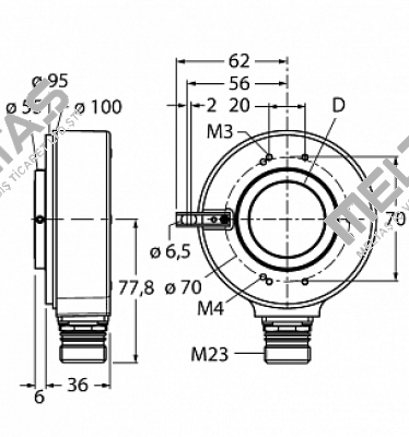 RI-42H25S4-2B1024-12M23 Turck