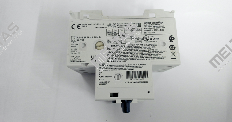 140MP-A3E-B63 Allen Bradley (Rockwell)