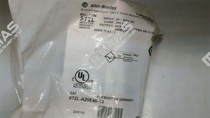 872L-А20Е40-Т2 Allen Bradley (Rockwell)