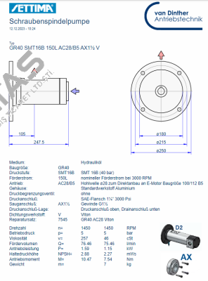 GR40 SMT 16B 150L AC28/B5 AX11/2" V Settima