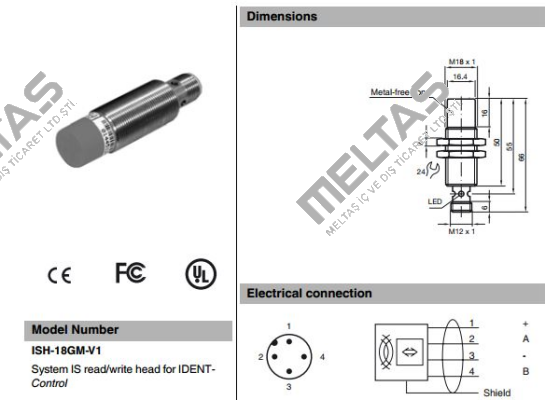 P/N: 181881, ISH-18GM-V1  Pepperl-Fuchs