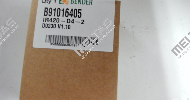 p/n: B91016405, Type: IR420-D4-2 Bender