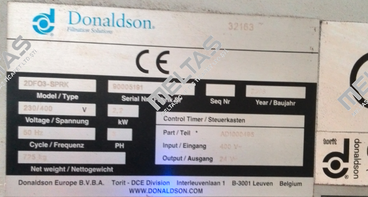 262-5001 (1*6)  Donaldson