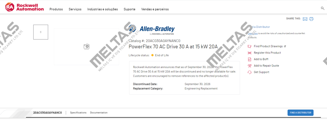 20AC030AOAYNANCO Allen Bradley (Rockwell)