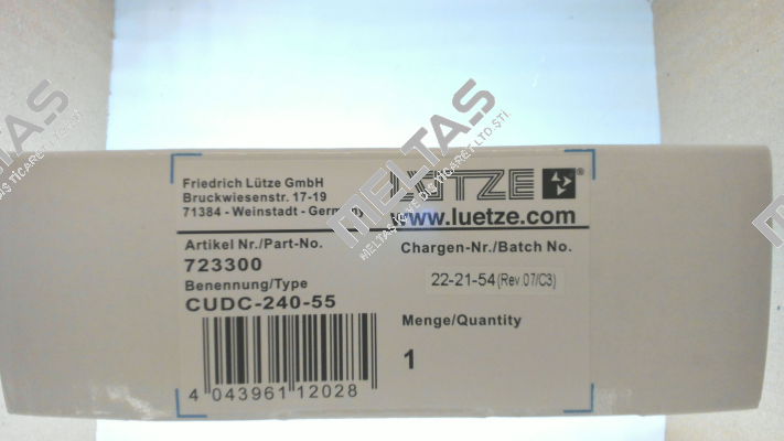 CUDC-240-55 / 723300 Luetze