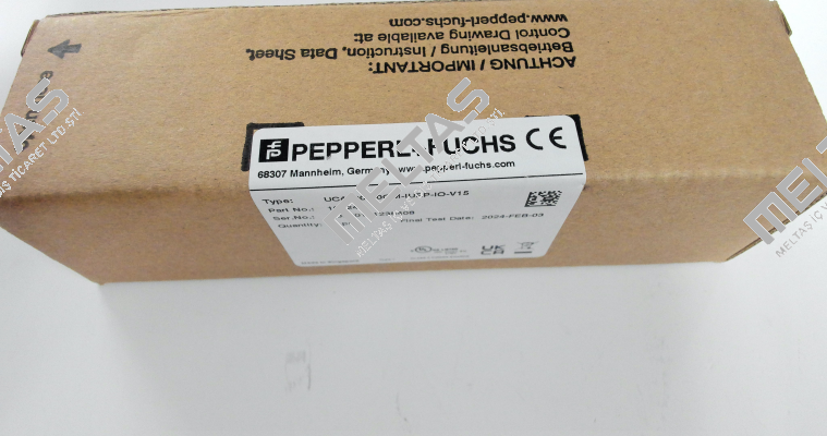 p/n: 191240, Type: UC4000-30GM-IUEP-IO-V15 Pepperl-Fuchs