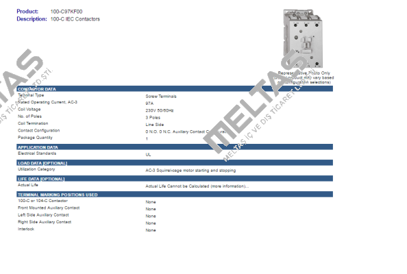 100-C97KF00 Allen Bradley (Rockwell)