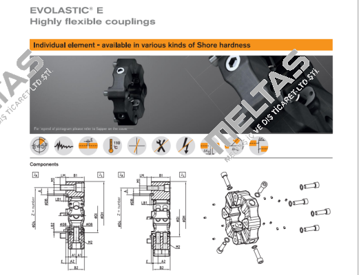 P/N: 10004021, Type: EVOLASTIC 280 E MN KTR