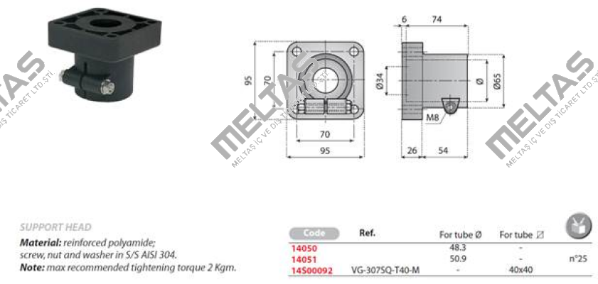 14050 (VG-3070-R150) System Plast