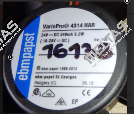 VARİO PRO 4314 HAR oem  EBM Papst