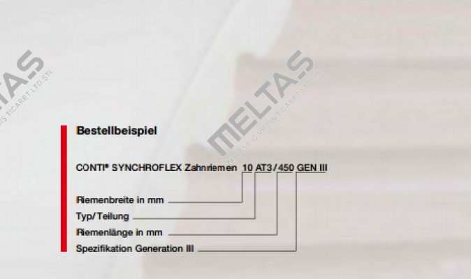 Art. Nr. 4-00000290-6 , type 6 AT3-600  Contitech