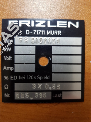 FS3122109-3X0.85  Frizlen