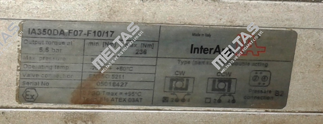 IA350DA F07-F10/17  obsolete/ replaced by IA350D.F07-F1017 InterApp