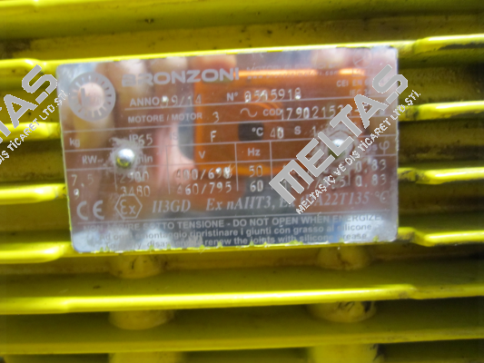 kw 7,5 V400/690         Bronzoni