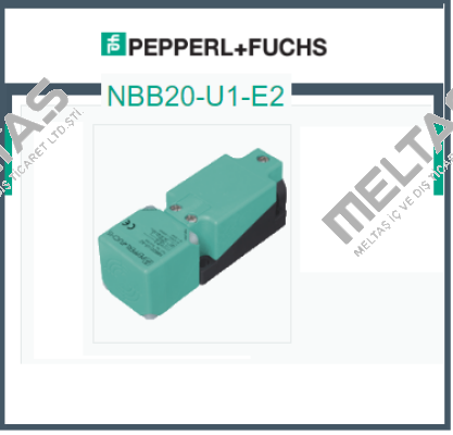 p/n: 194771, Type: NBB20-U1-E2 Pepperl-Fuchs