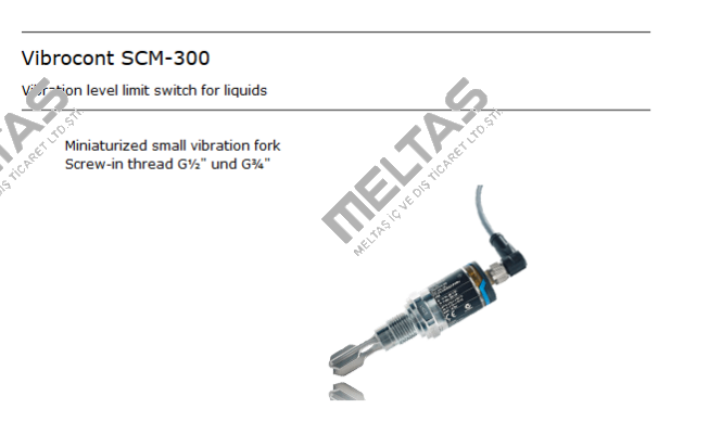 111000074 Type Vibrocont SCM 300 K 2 GA 01 S ACS CONTSYS