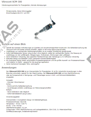 Nr. 111000074 Type Vibrocont SCM 300 K 1 GA 01 S ACS CONTSYS