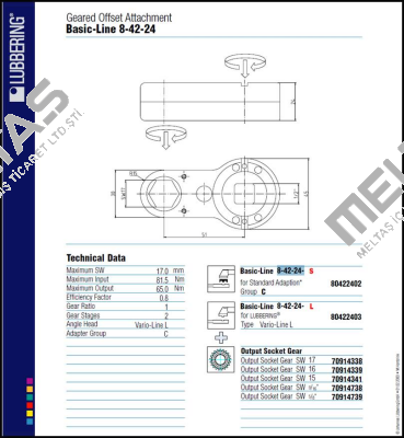 Basic-Line 8-42-24-S  Lubbering